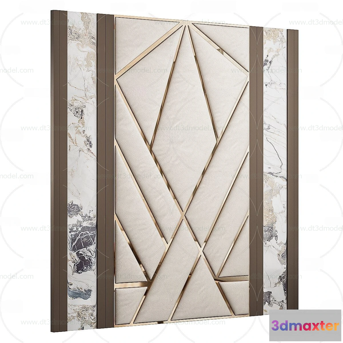 1687000 - Headboard for Bed 3D Models - 3DSKY - 014 - VRAY Render 3D Max