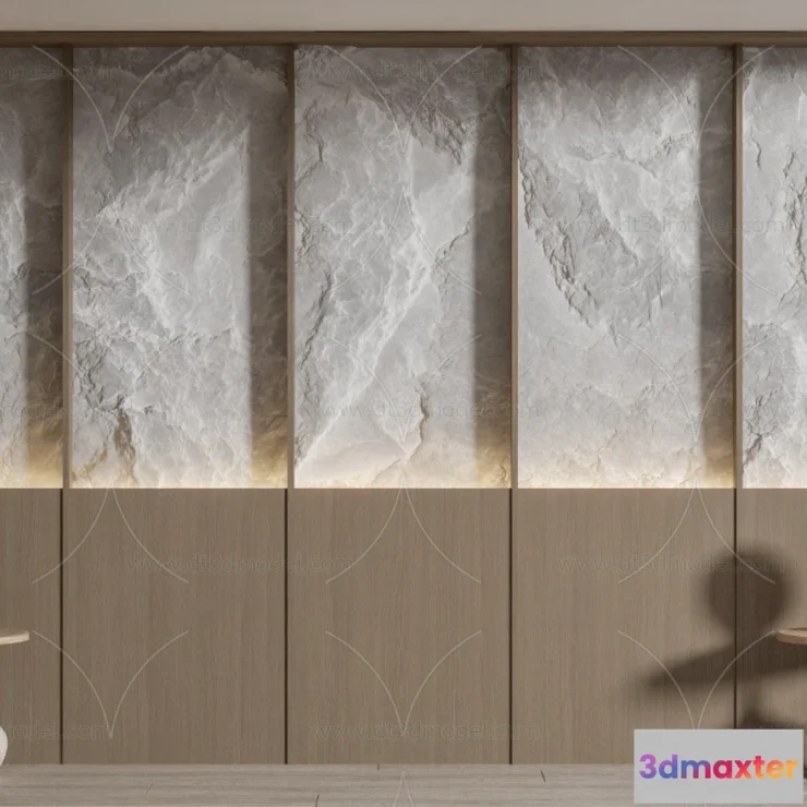 1687050 - Headboard for Bed 3D Models - 3DSKY - 039 - CORONA Render 3D Max