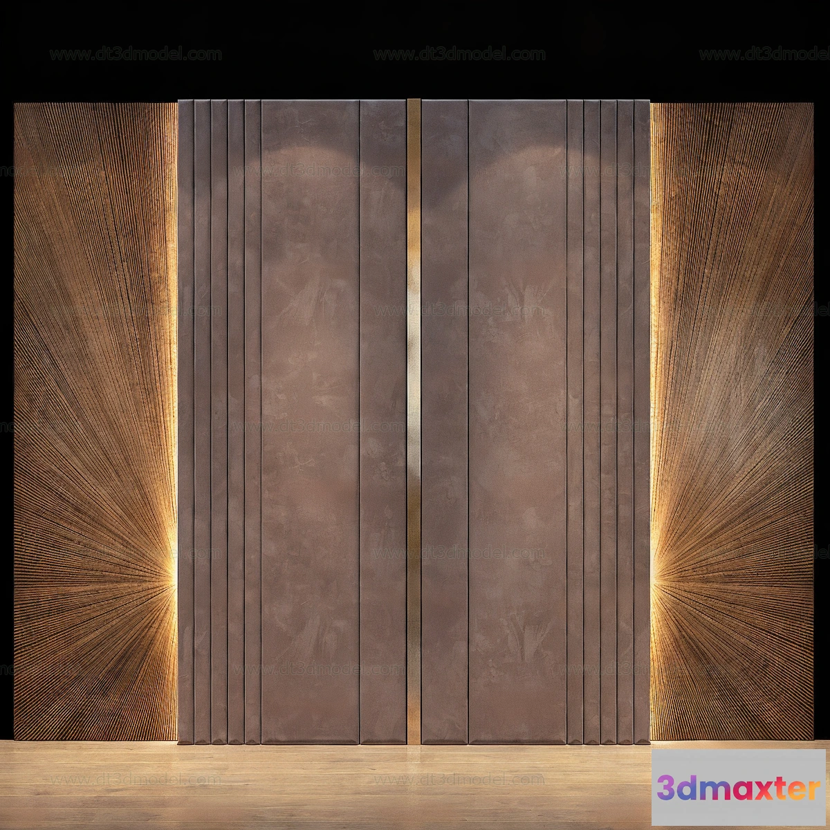 1687360 - Headboard for Bed 3D Models - 3DSKY - 194 - VRAY Render 3D Max