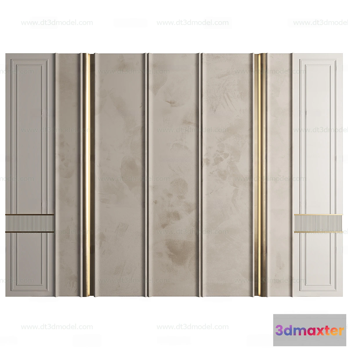 1687378 - Headboard for Bed 3D Models - 3DSKY - 203 - VRAY Render 3D Max