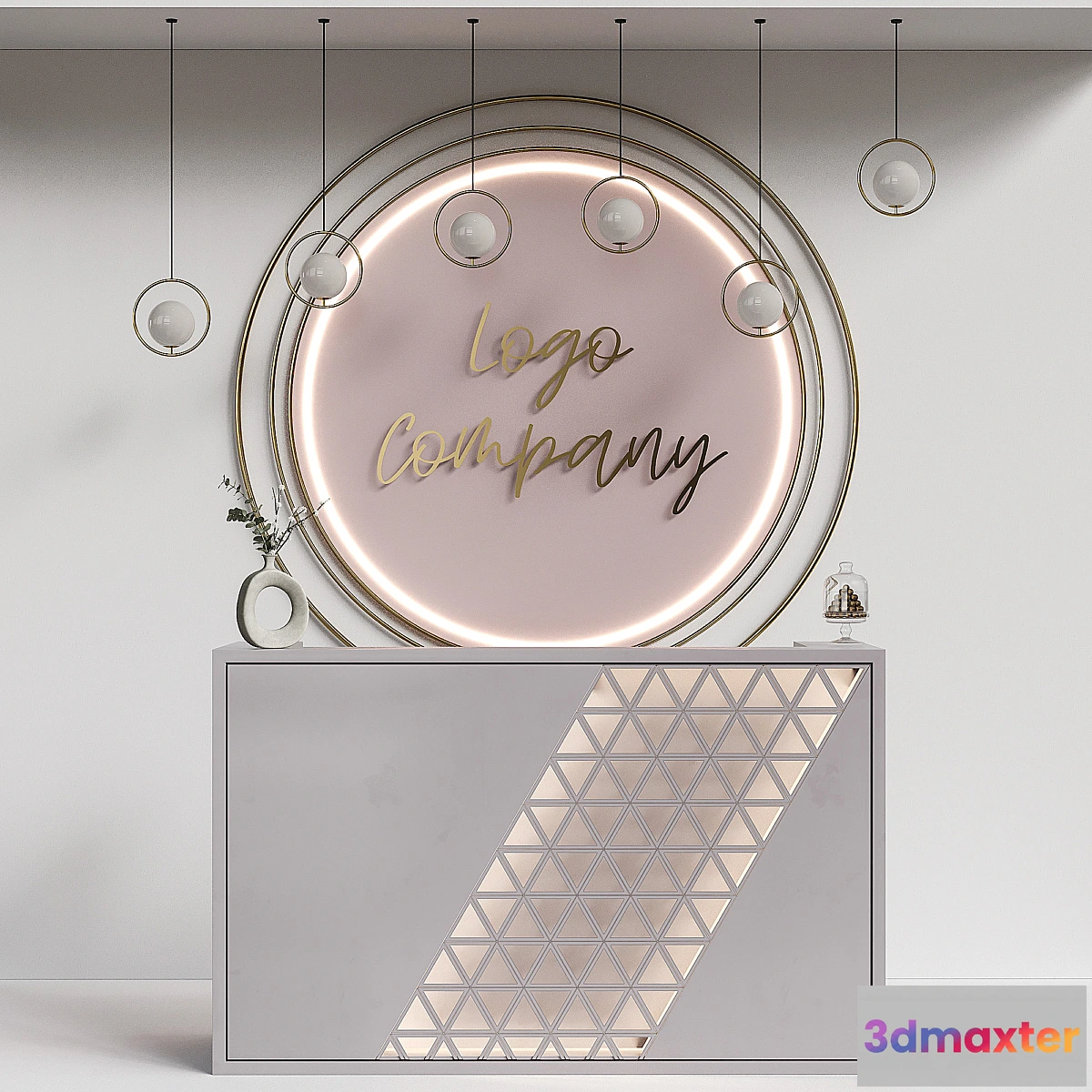 1299618 - Reception Desk 7 3D Max