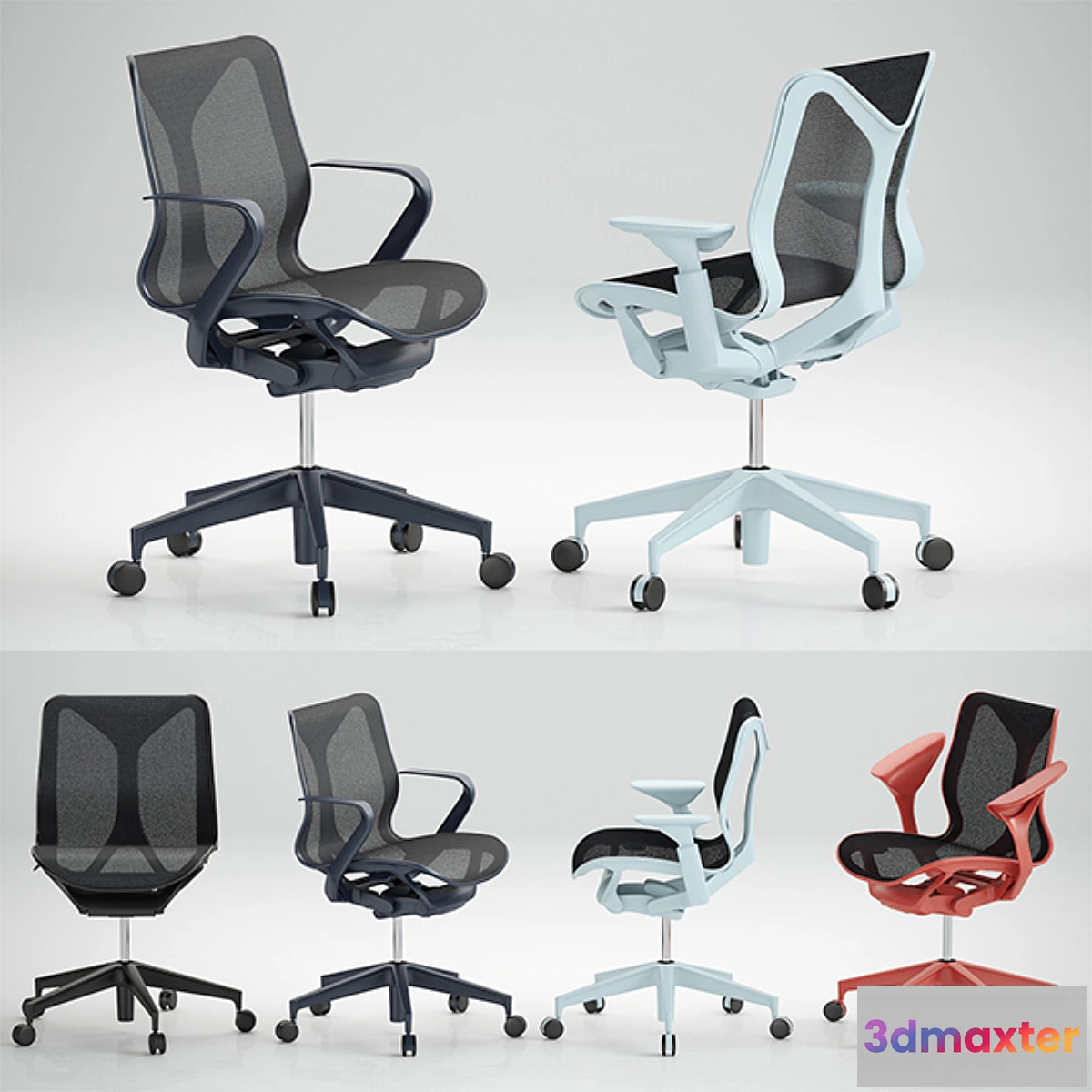 1333709 - Cosm Chairs_Low Back 3D Max