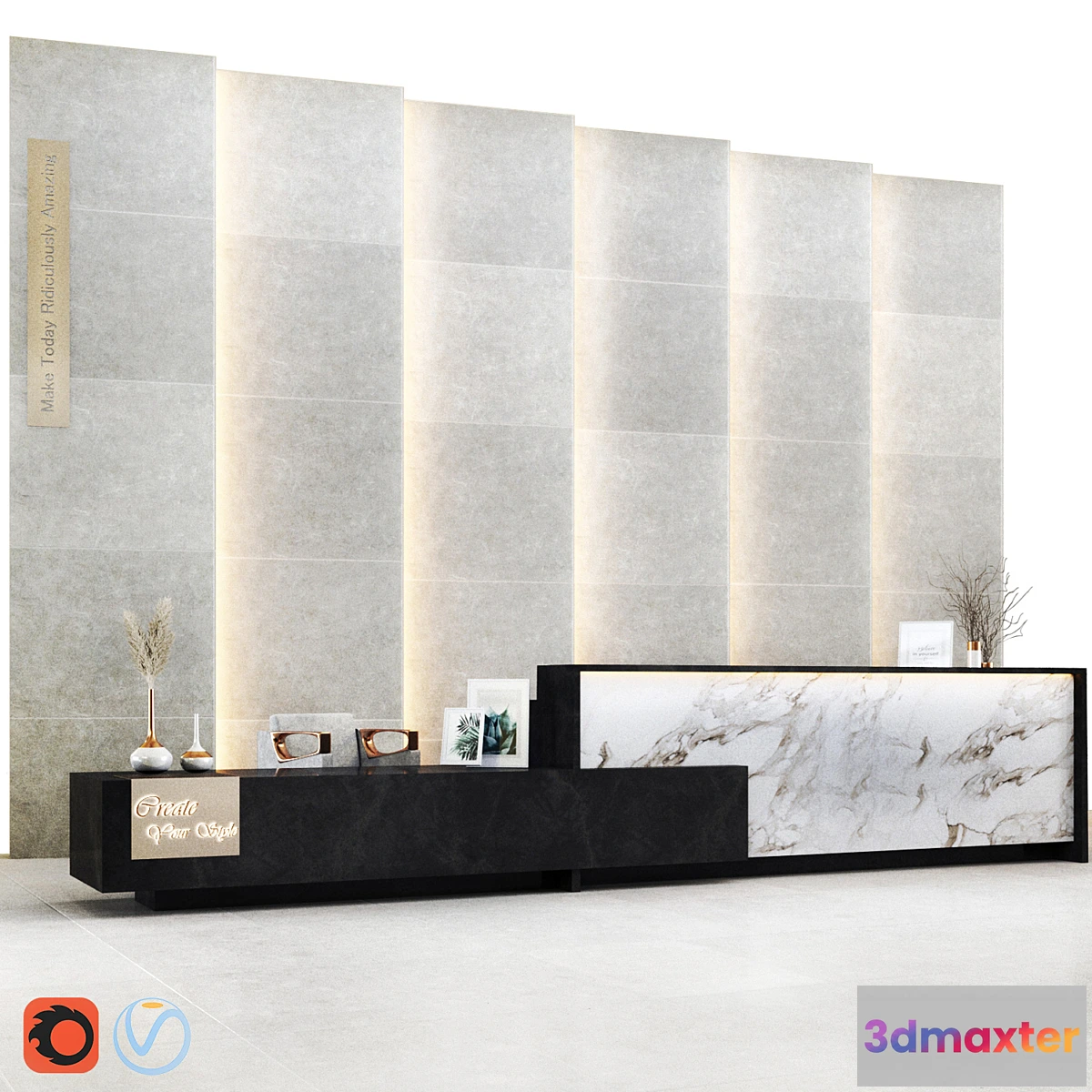 1344827 - Reception 3D Max