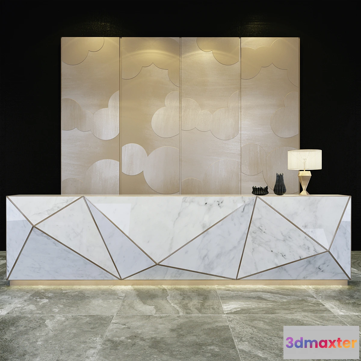 1355223 - Reception 1 3D Max