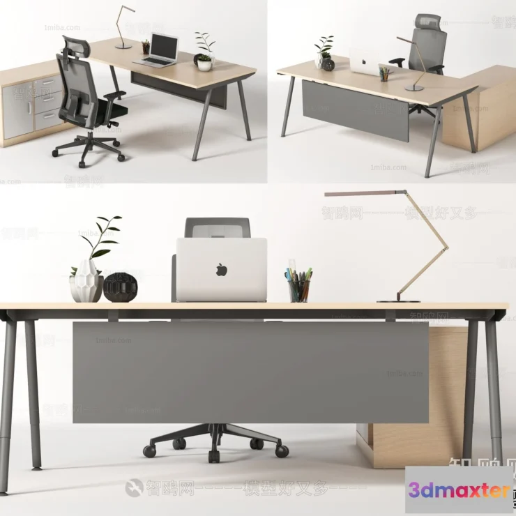1359024 - Office Furniture - 3D Models - Modern Style - 002 3D Max