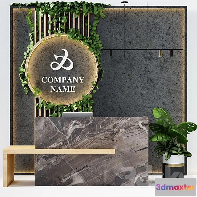 1554511 - Reception Desk 9 3D Max