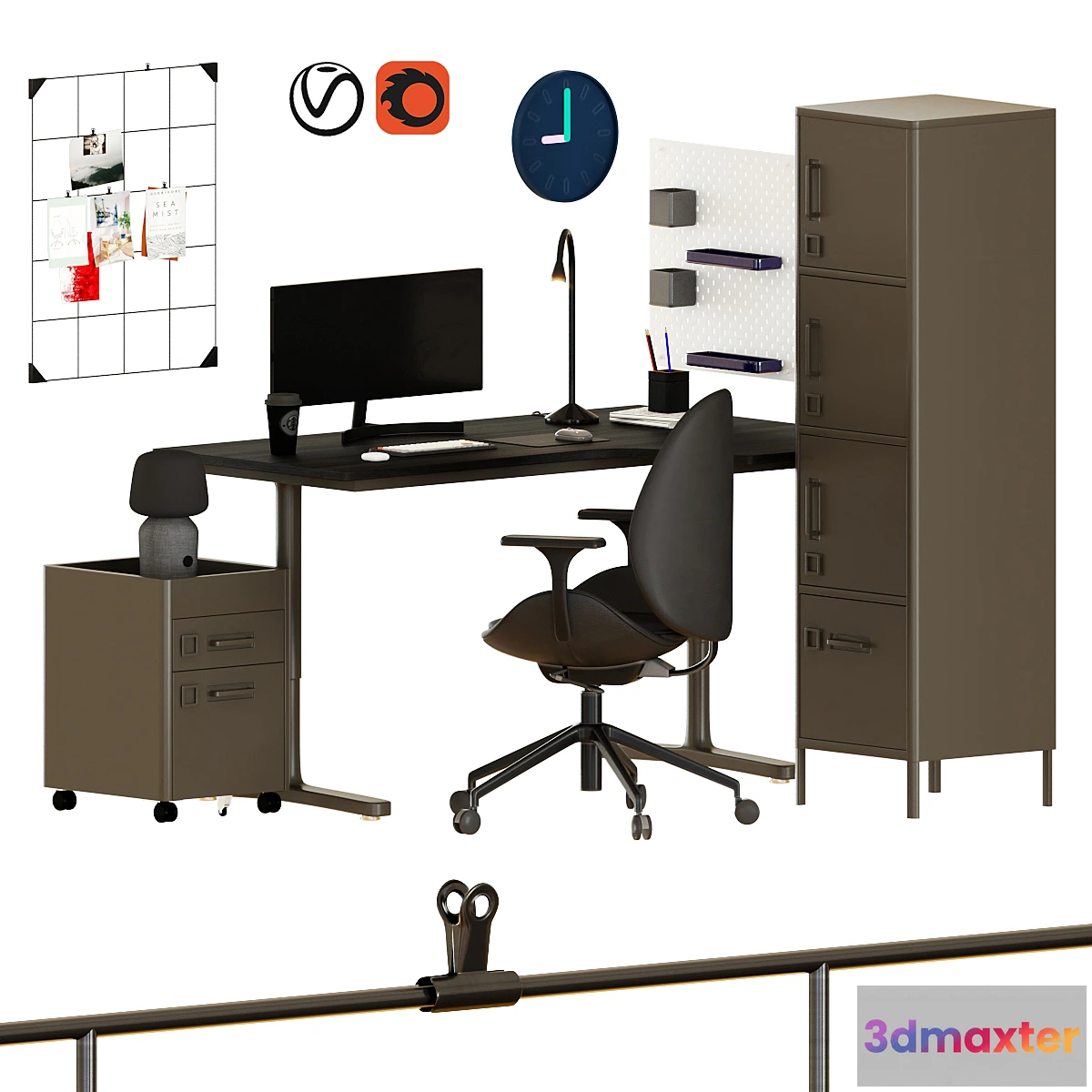541723 - BEKANT Corner desk set 2