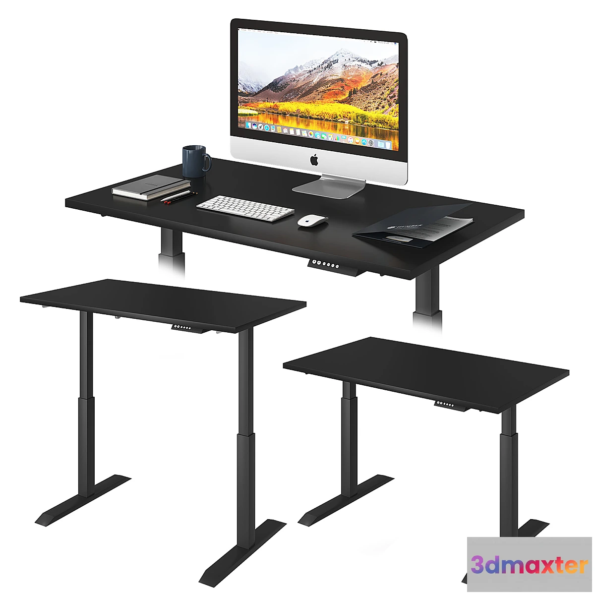 541771 - Black lift desk