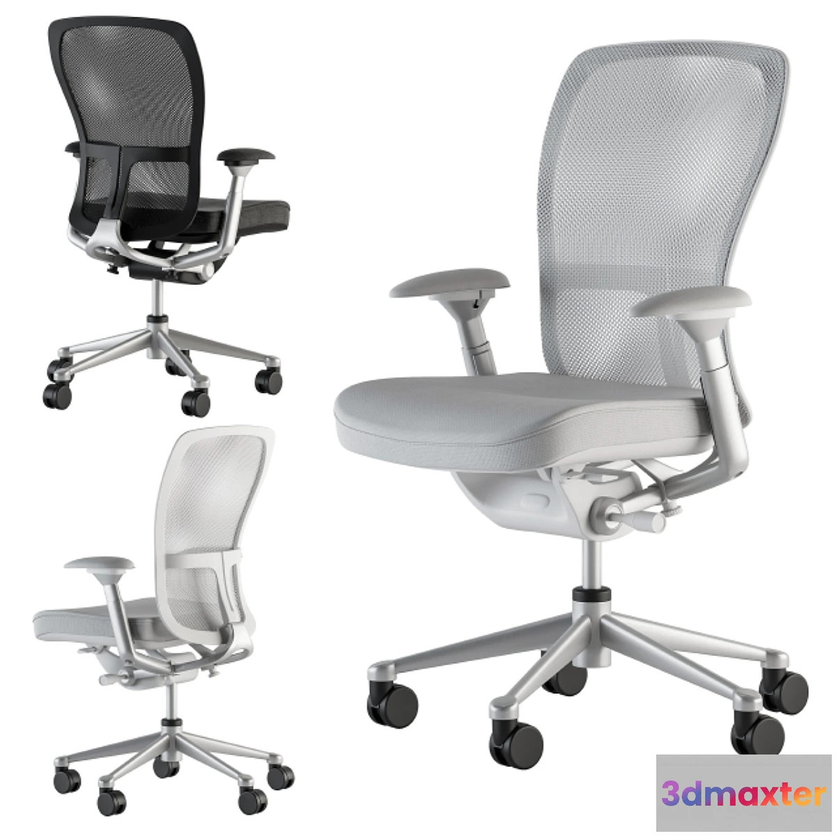 542743 - Office Chair Zody Black and White