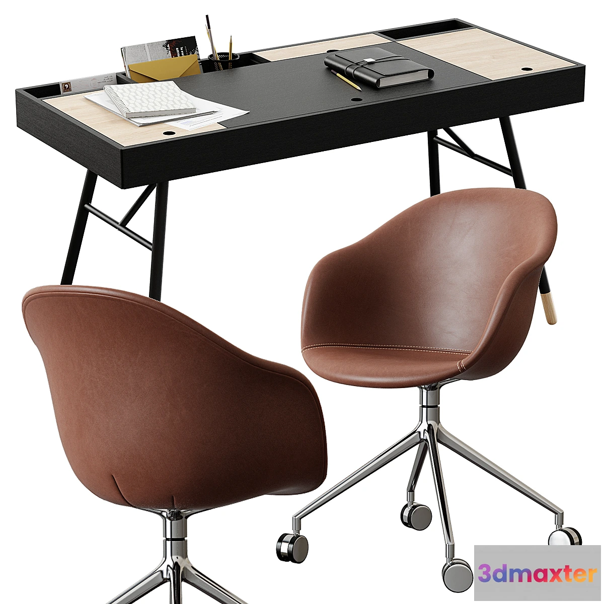 555781 - BoConcept _ Cupertino Table + Adelaide Chair