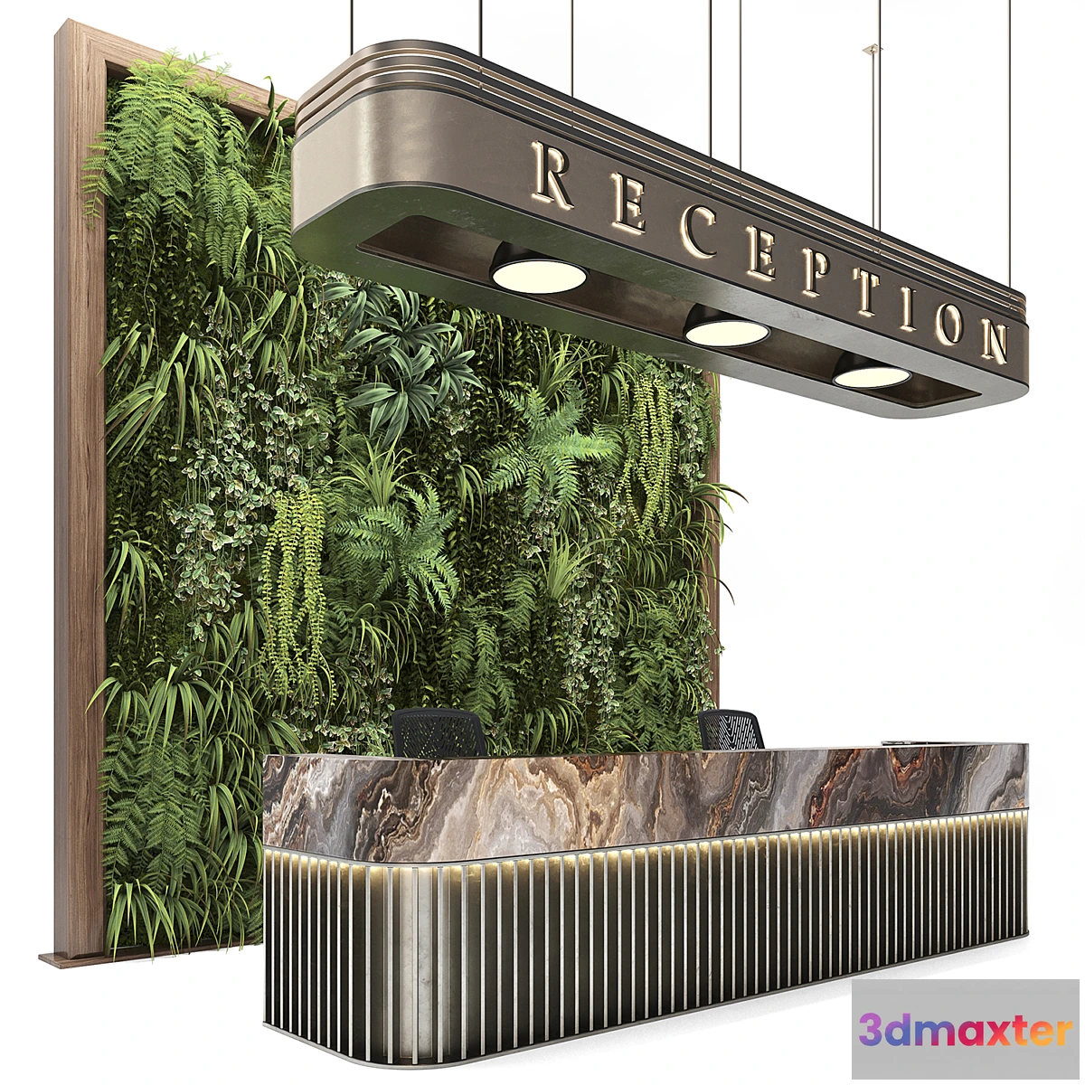 700212 - Reception with wall plants
