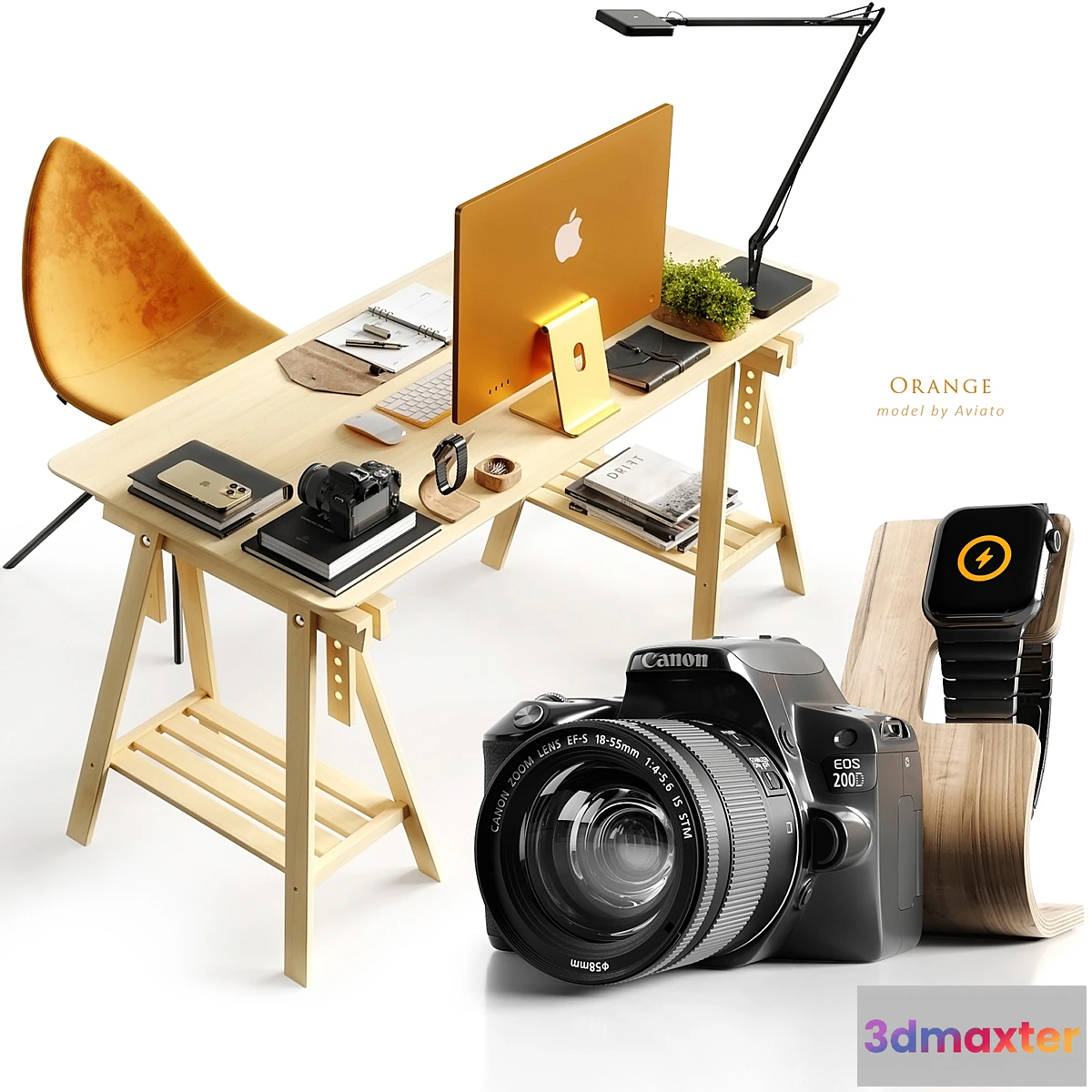 700220 - Workspace Orange