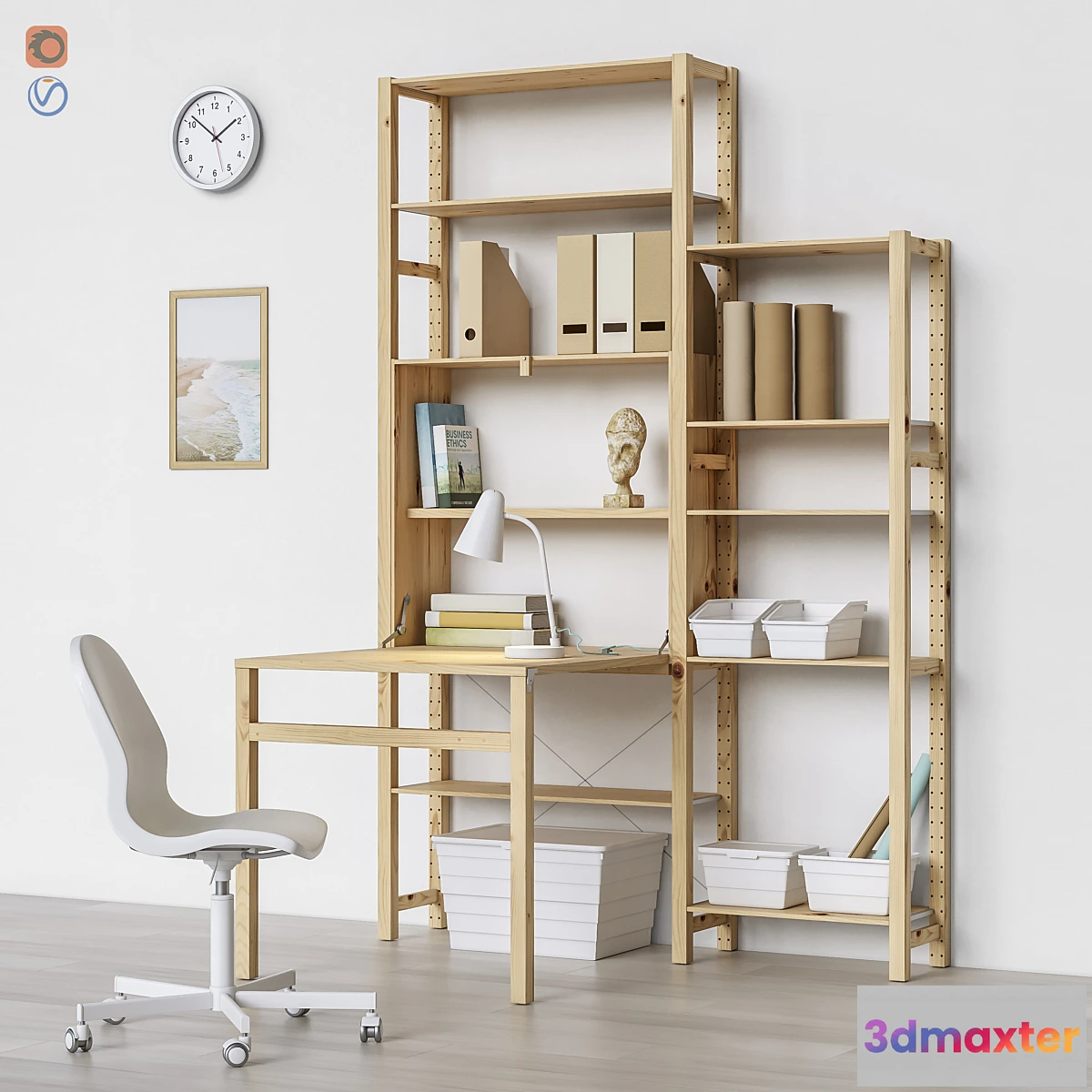 866017 - Workplace set 8 (3 module options) - No.4