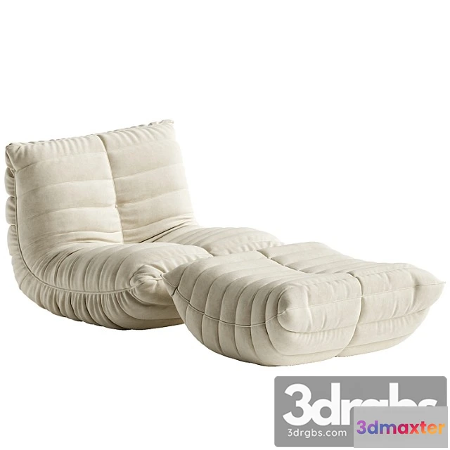 1031894 - Armless standard bean bag set