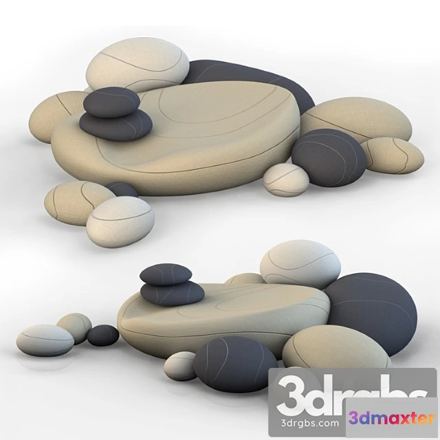 1032180 - Floor cushions stones chair smarin 2