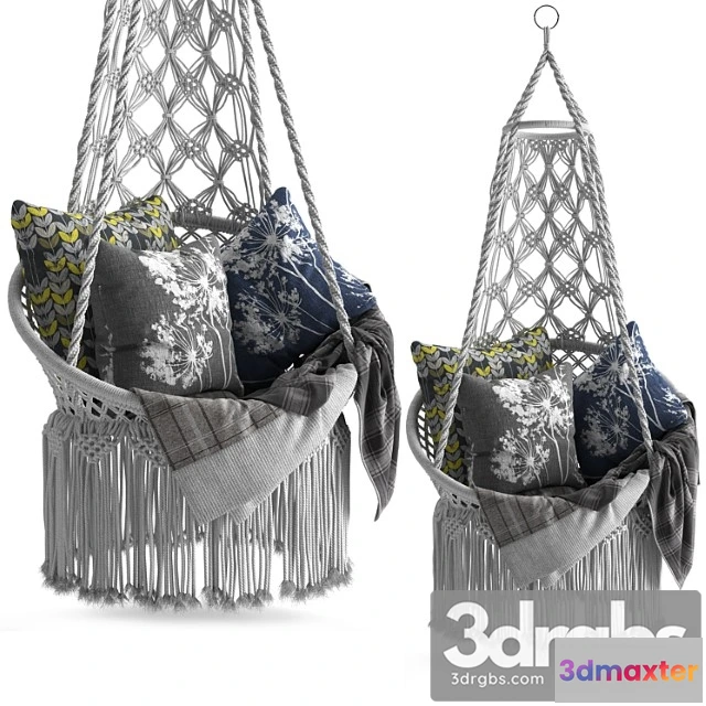 1032252 - Handmade macrame hammock