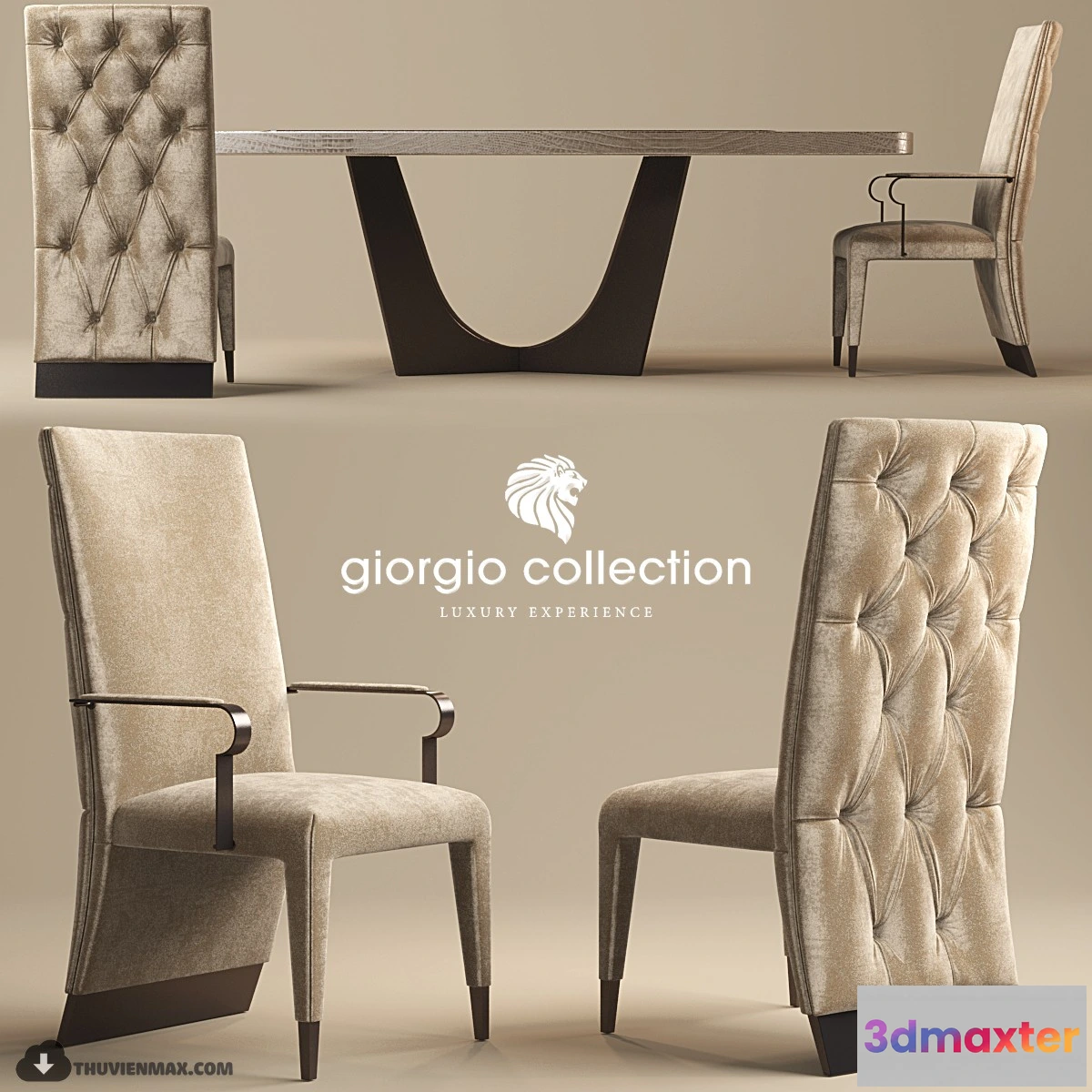 1179550 - CLASSIC TABLES AND CHAIRS - 3D MODELS - 006