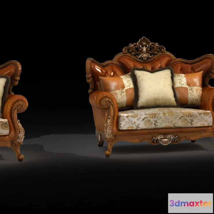 1213720 - Classic Furniture - 3D Model - PB638