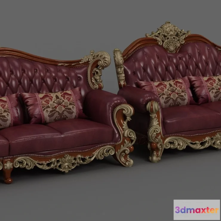 1255764 - Classic Furniture - 3D Model - YF005