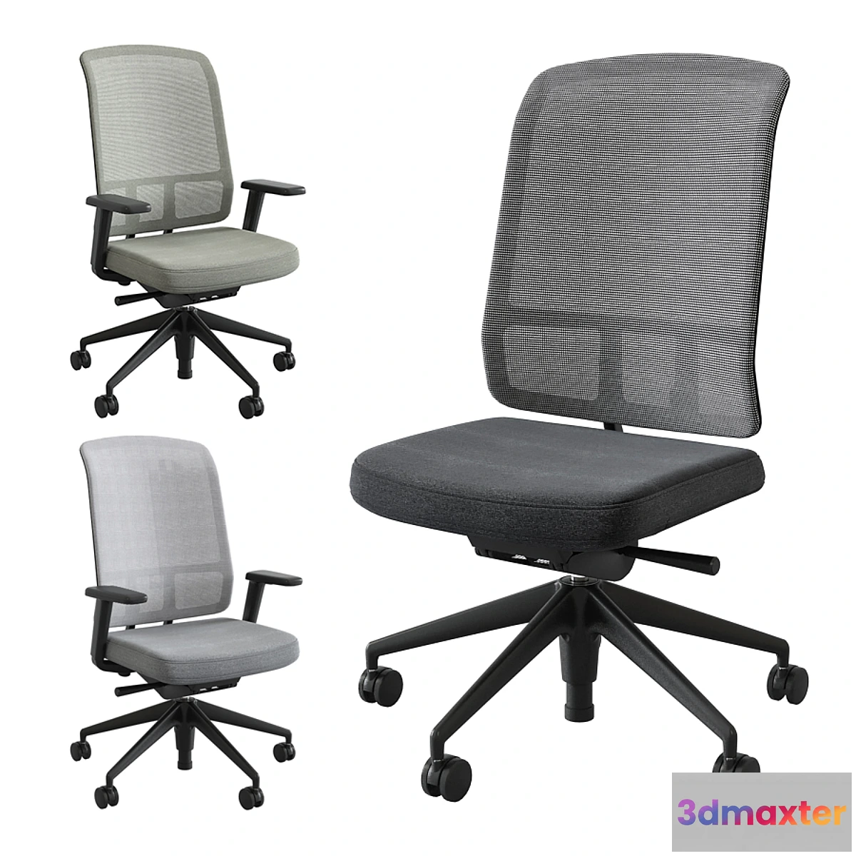 1408122 - VITRA AM Chair Collection 3D Max