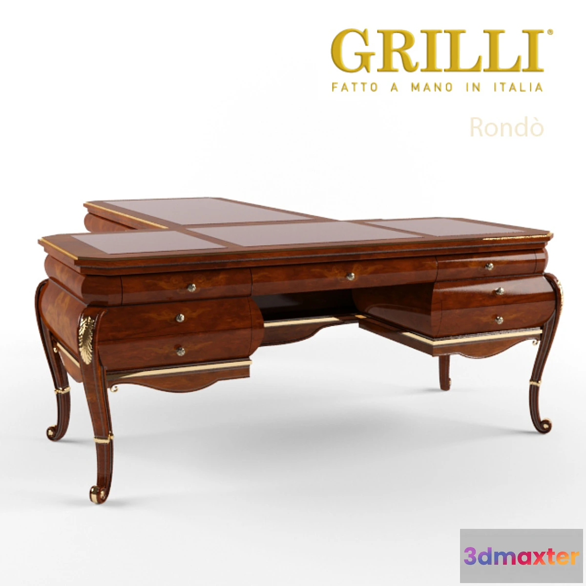 1409278 - Desk Grilli Rondo 3D Max