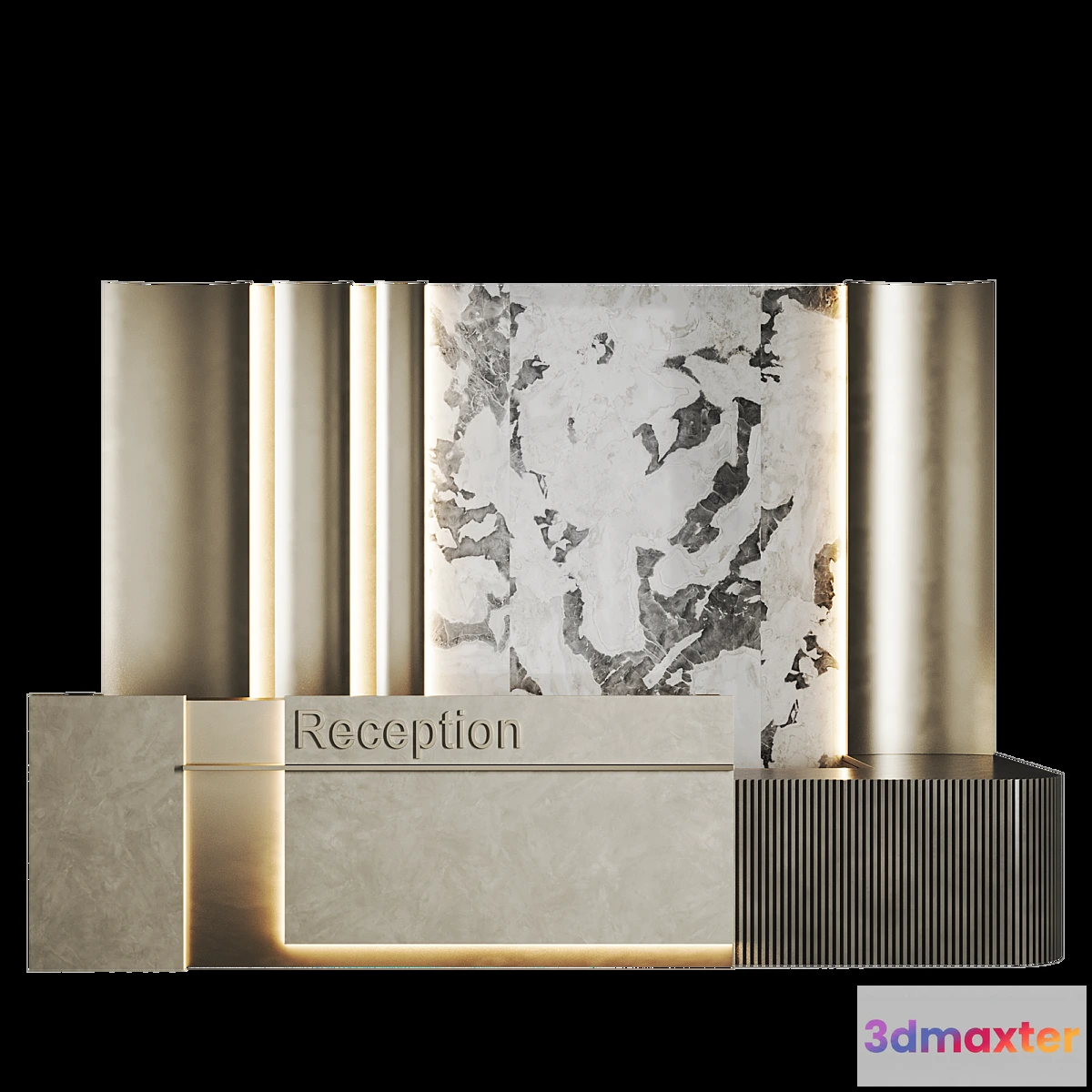 1414916 - Reception Marble 3D Max
