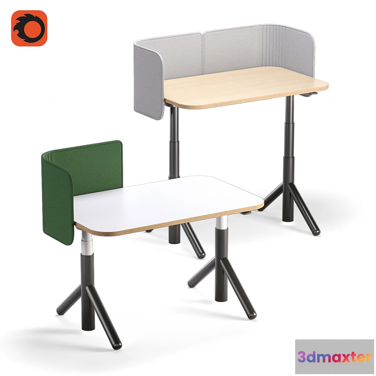 1417378 - Steelcase flex 3D Max