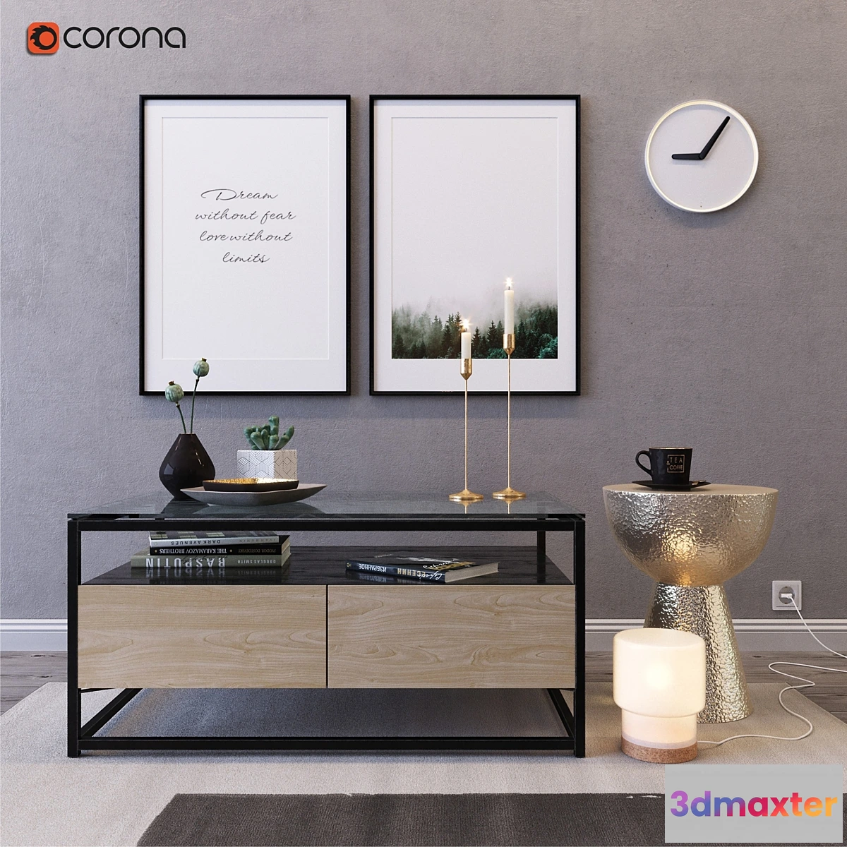 1418984 - Coffee table 3D Max