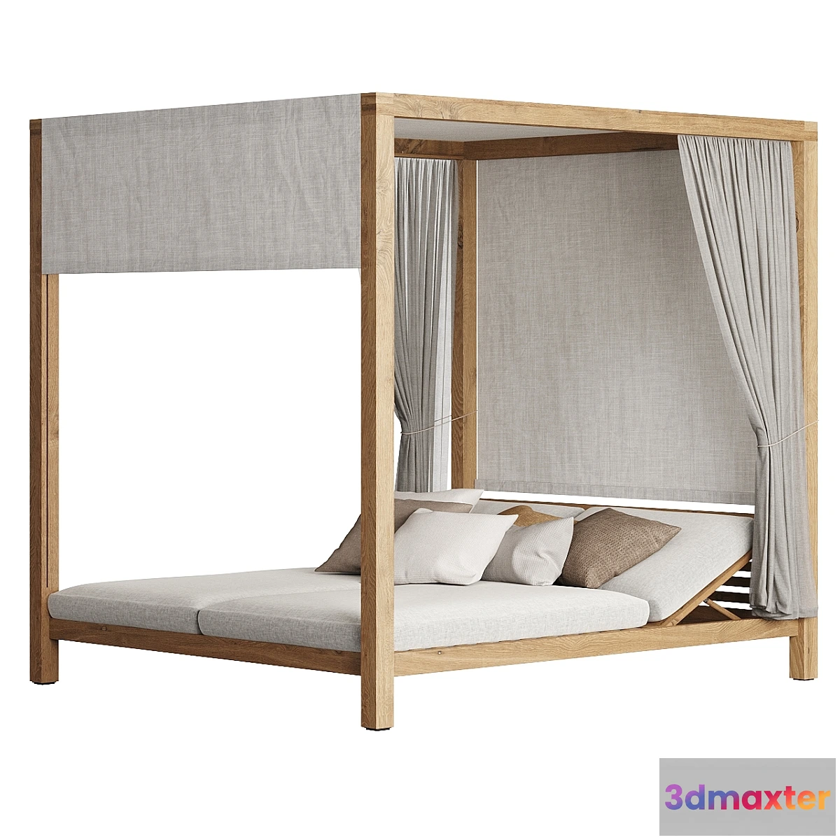 1430718 - Pure Cabana Sunbed by Tribu 3D Max