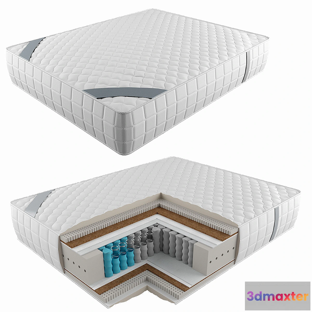1434138 - Spring mattress 3D Max