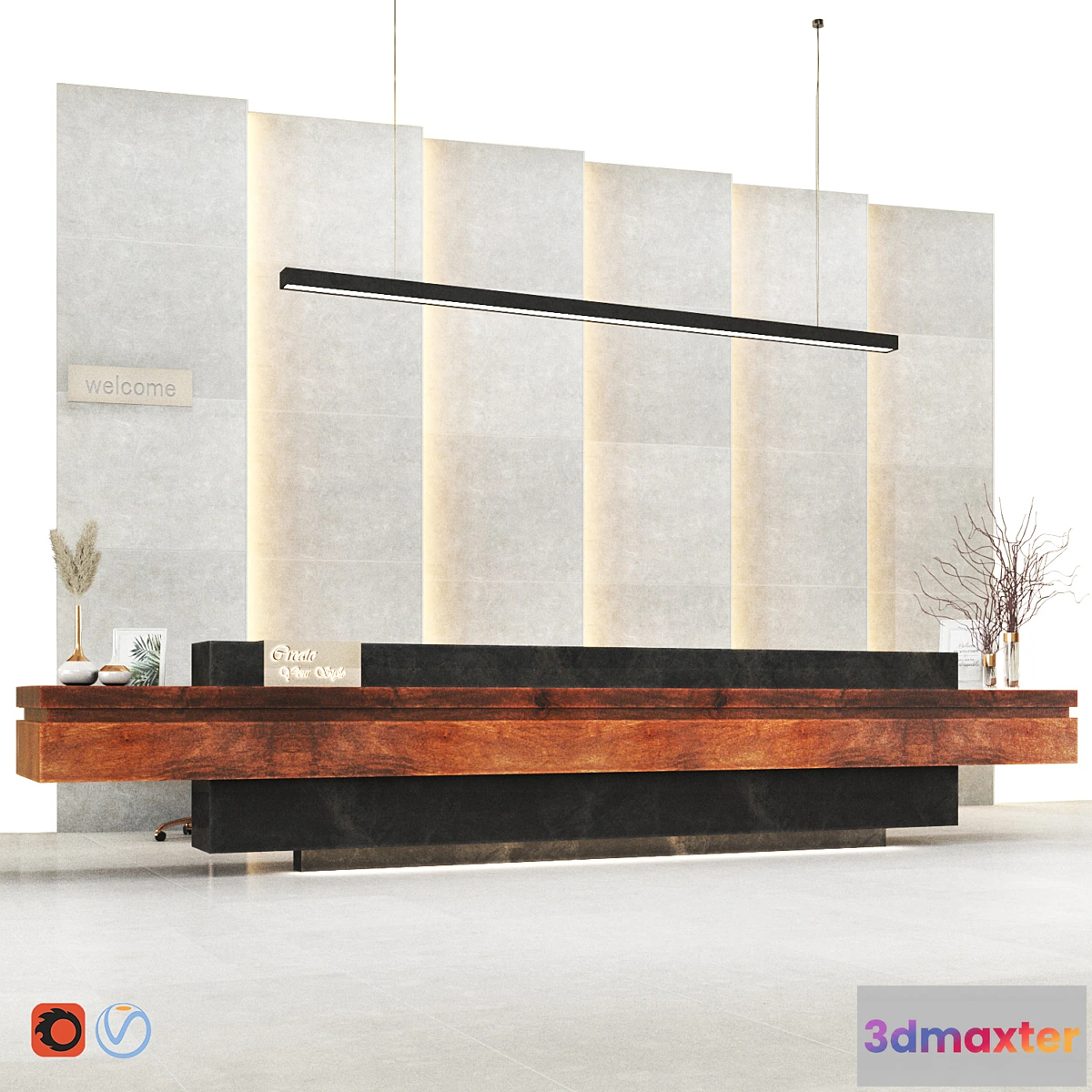 1446208 - Reception 02 3D Max