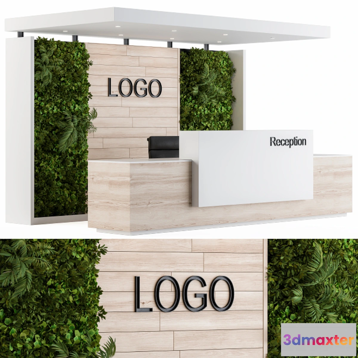 1448432 - Reception FitoWall Design 3D Max