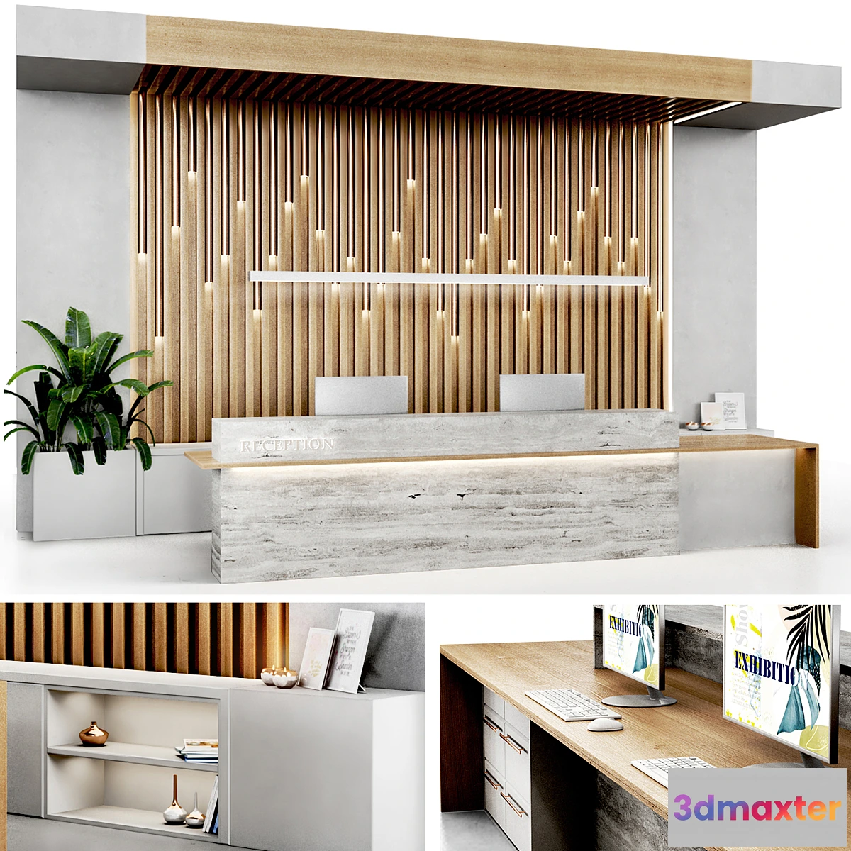 1465386 - Reception Desk 3D Max