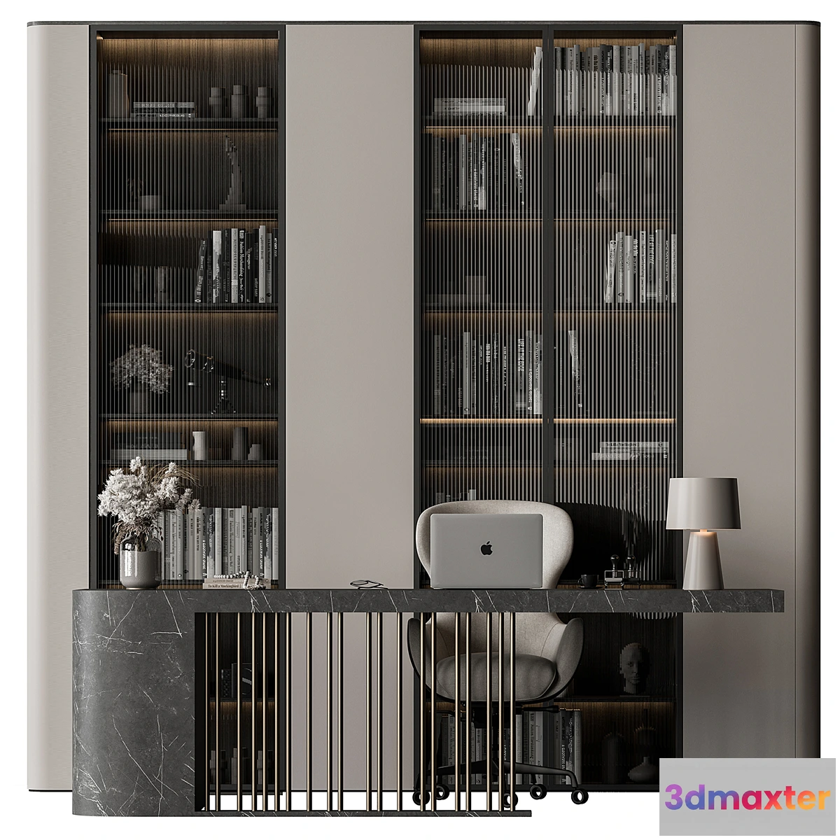 1470568 - Boss Desk - Office Furniture 587 3D Max