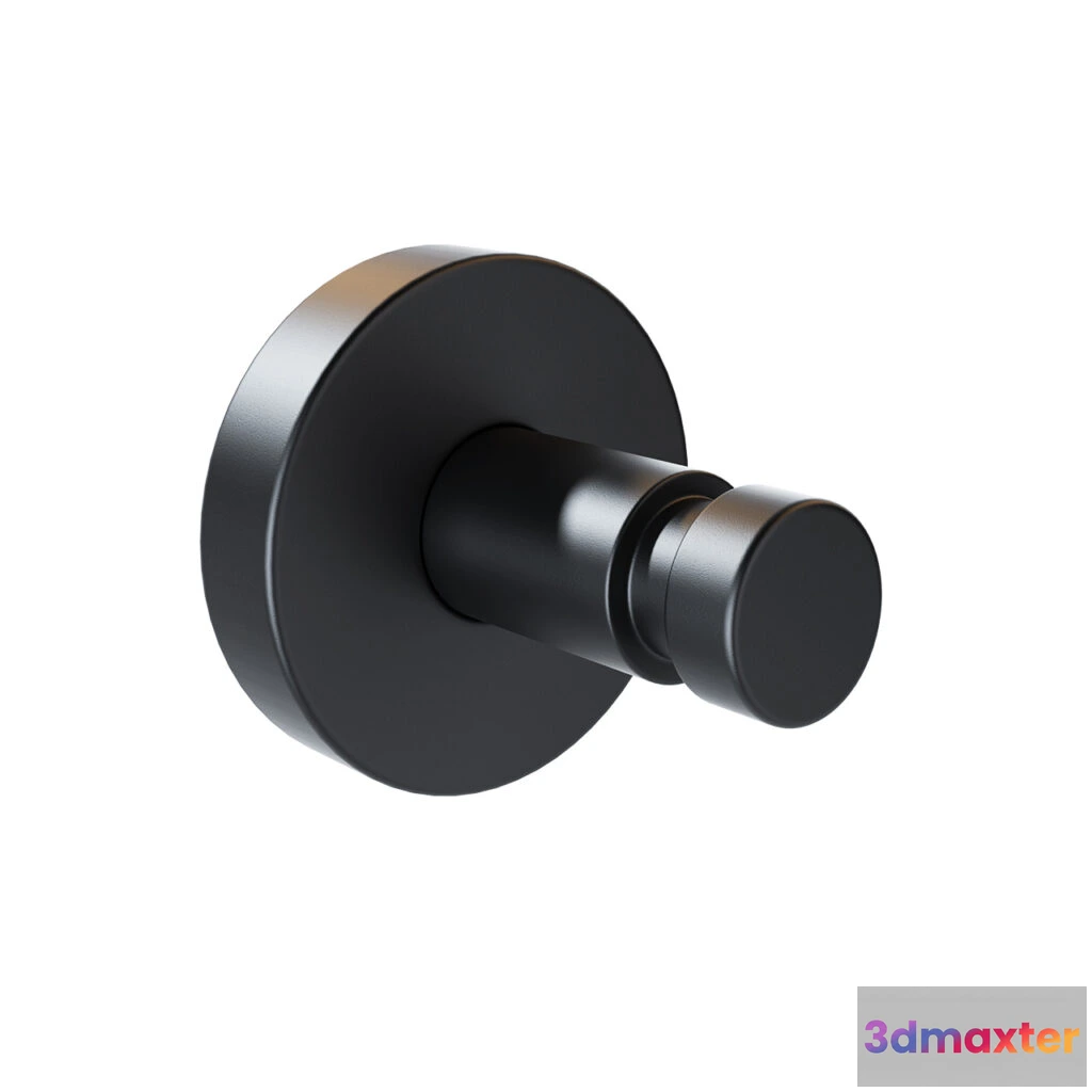 1516188 - A902 Robe Hook by Varied Forms 3D Max