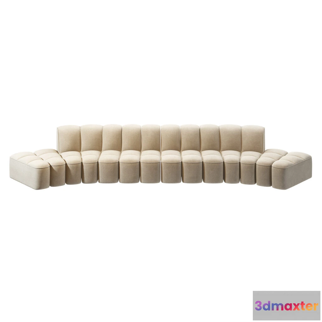 1516258 - Array Sofa System Composition A by Mdf Italia 3D Max