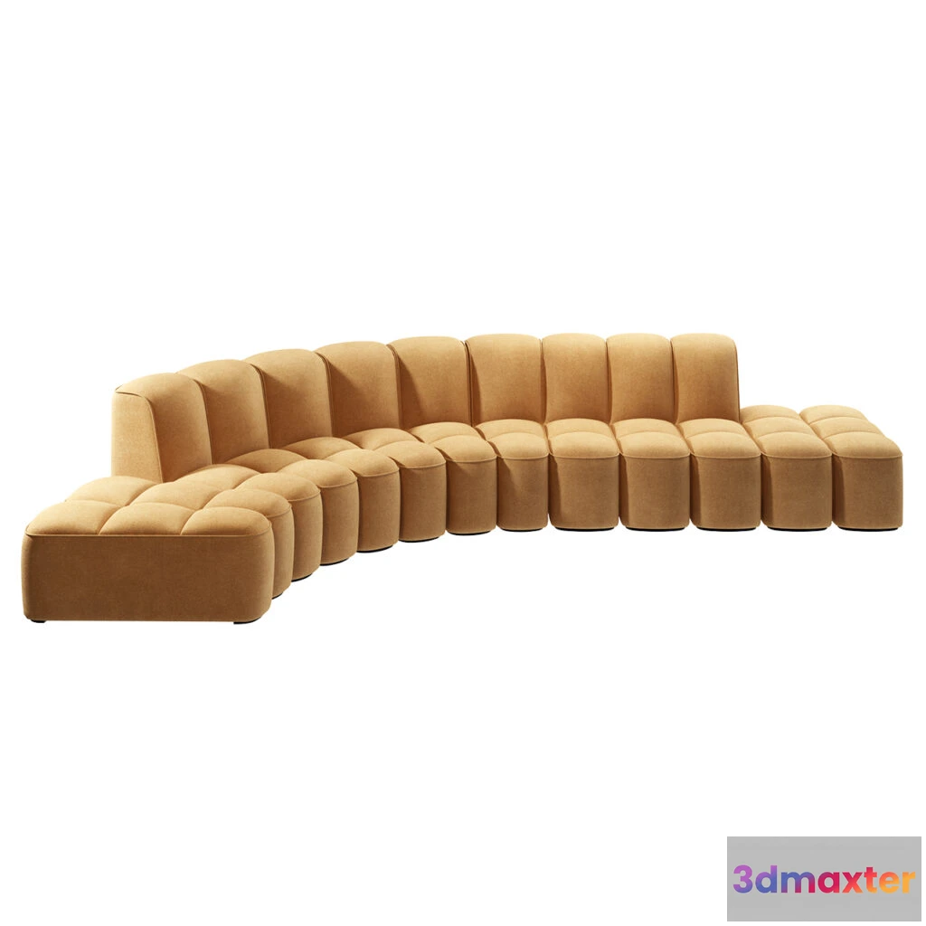 1516264 - Array Sofa System Composition E by Mdf Italia 3D Max