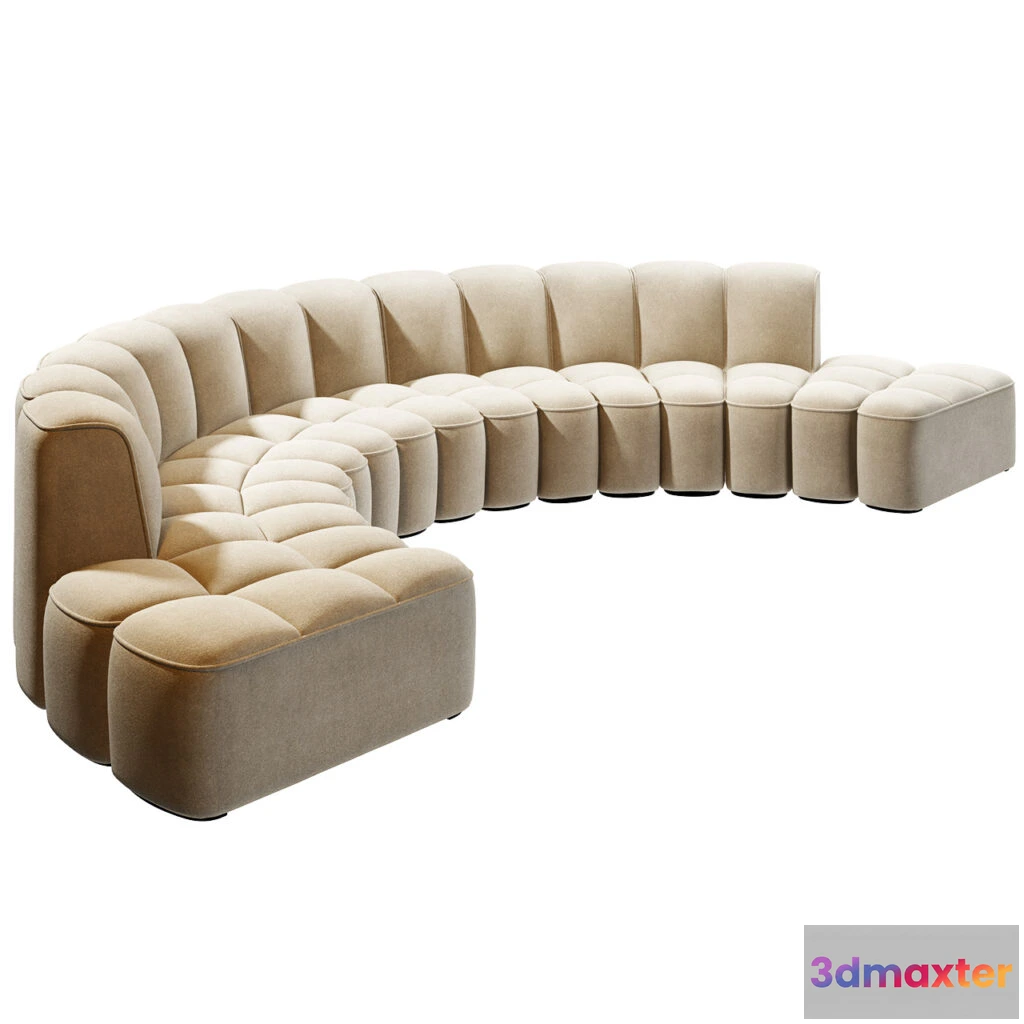 1516270 - Array Sofa System Composition L by MDF Italia 3D Max