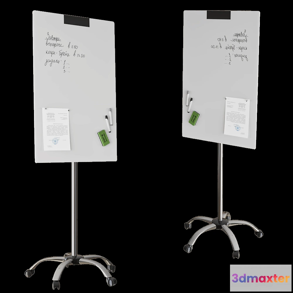 1622982 - ASKELL - Board Flipchart 3D Max