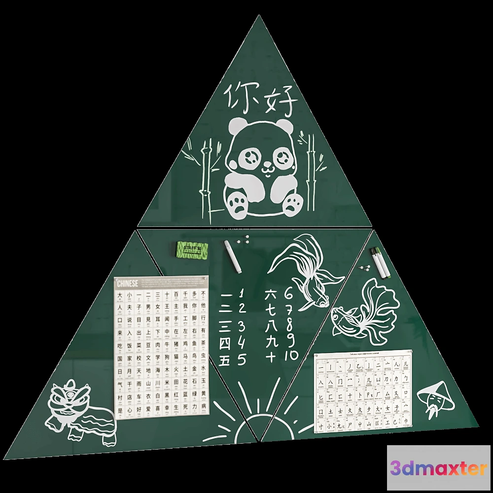 1622984 - ASKELL - Board Triangle 3D Max