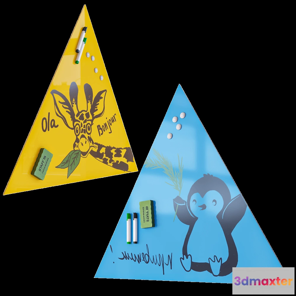 1622996 - ASKELL - Board Triangle 3D Max