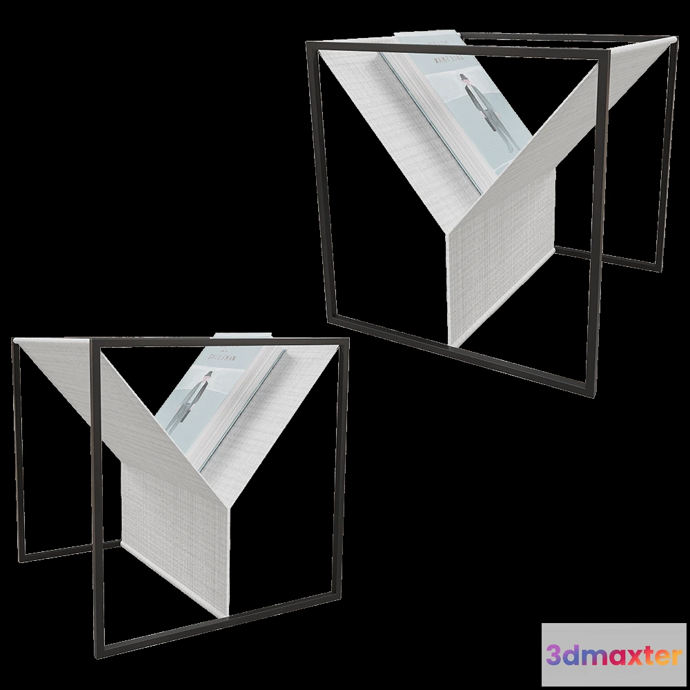 1625920 - Zuiver Group   - Rack Magazine Zin 3D Max