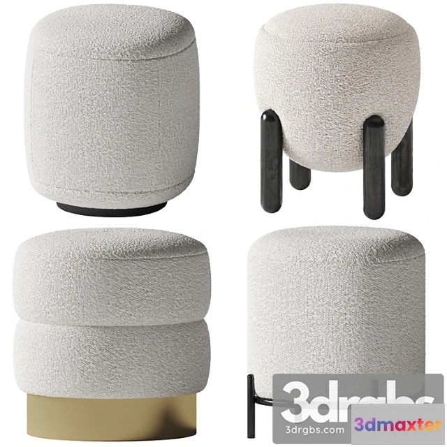 1032884 - Boucle poufs set