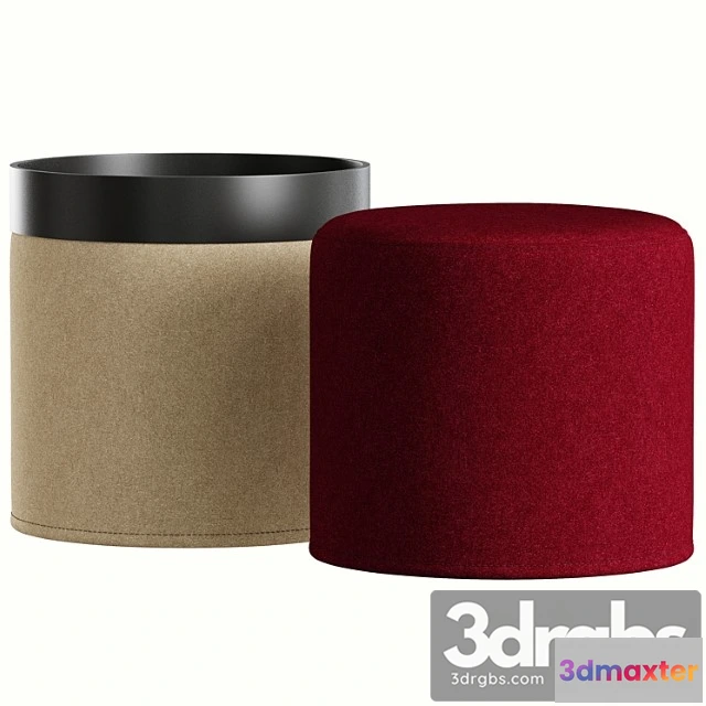 1032940 - Drum pouf by softline