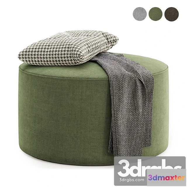 1032996 - Hadleigh fabric large round stool