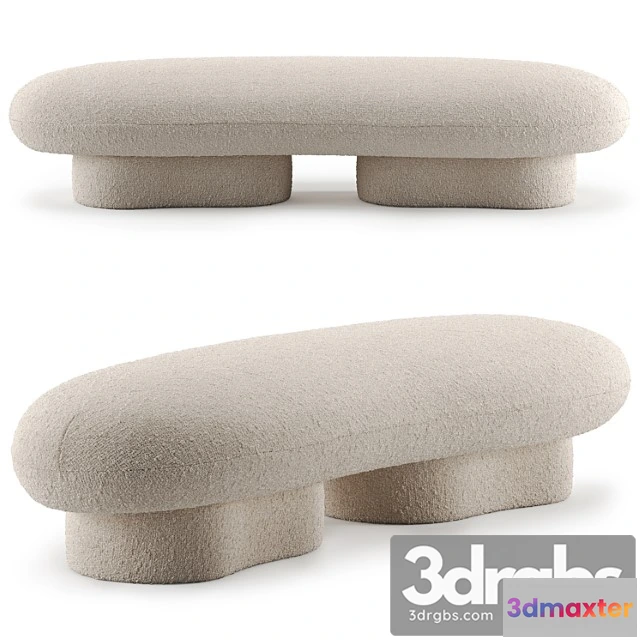 1033014 - Jami boucle bench by crate & barrel