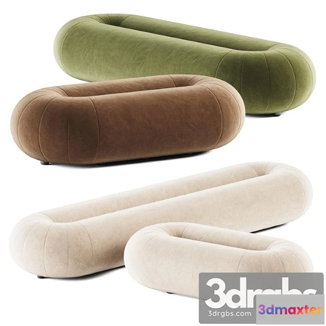 1033046 - Loop Oval Pouf by Sancal