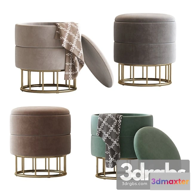 1033164 - Pouf halmar minty