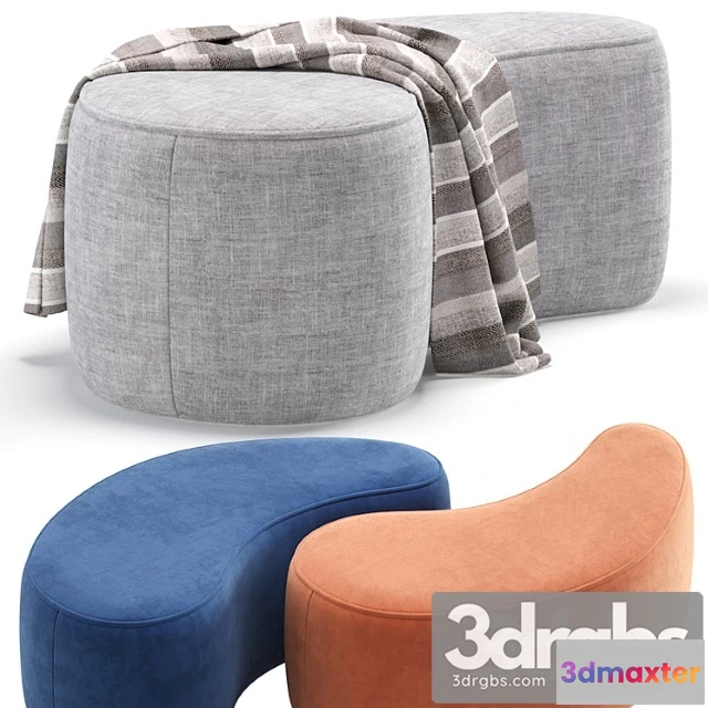 1033206 - Pouffe cork 7 colors version divan.ru