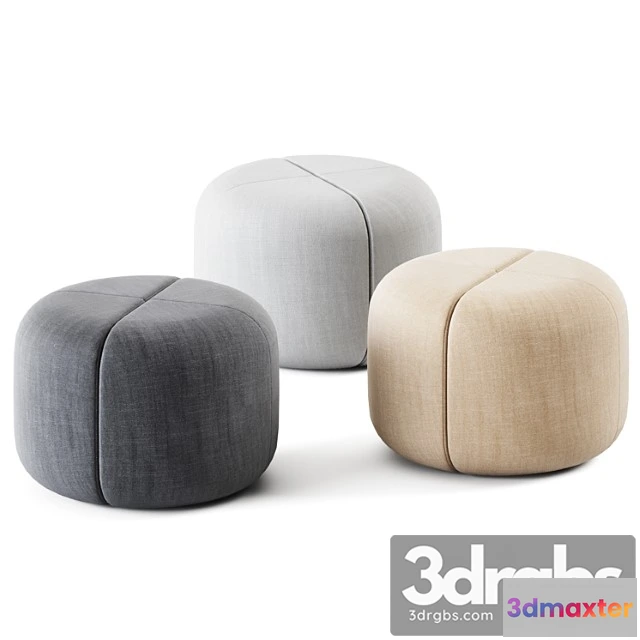 1033252 - Round Pouf Bob by Bla Station
